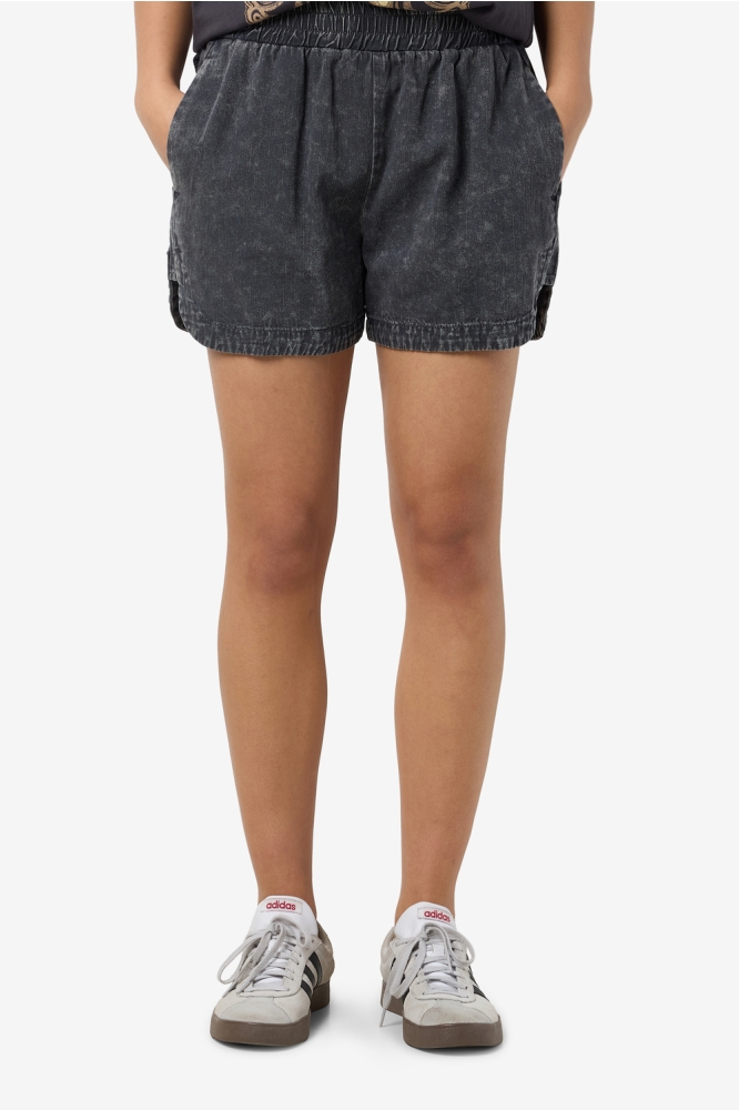 NMOREGON NW DENIM ACID SHORTS BL 27034181 BLACK/WASHED